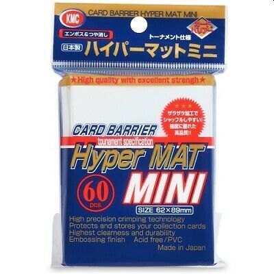 60 lommer KMC - Mini Hyper Mat White (62x89 mm) - Sleeves
