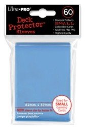 60 lommer - Ultra Pro - PRO-Gloss SMALL: Light Blue (Lyseblå) (Høj kvalitet)- Yu-Gi-Oh! størrelse #82972 - Sleeves