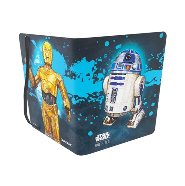 Gamegenic - Mappe: Star Wars: Unlimited - Set 7: A Lawless Time - Album 18-Pocket (Holder 360 Kort) - C-3PO & R2-D2