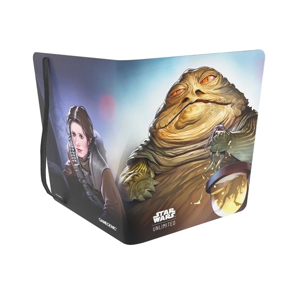 Gamegenic - Mappe: Star Wars: Unlimited - Set 7: A Lawless Time - Album 18-Pocket (Holder 360 Kort) - Leia Organa & Jabba The Hutt