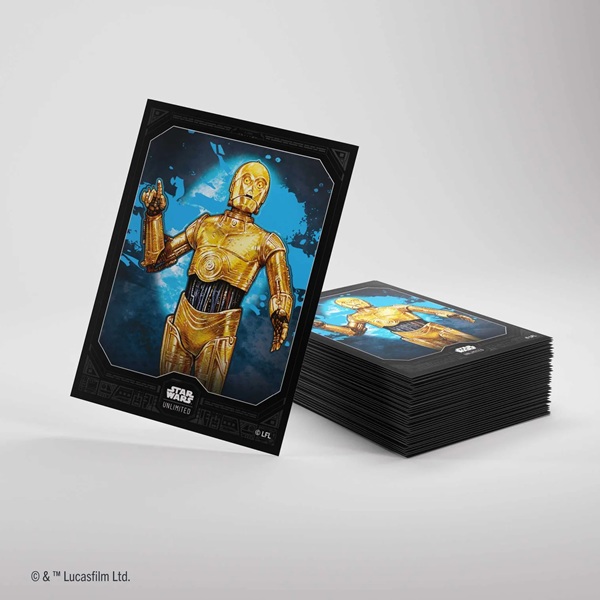 Gamegenic - Star Wars: Unlimited - Premium Art Sleeves Set 7: A Lawless Time - C-3PO (60+1 Kortlommer)