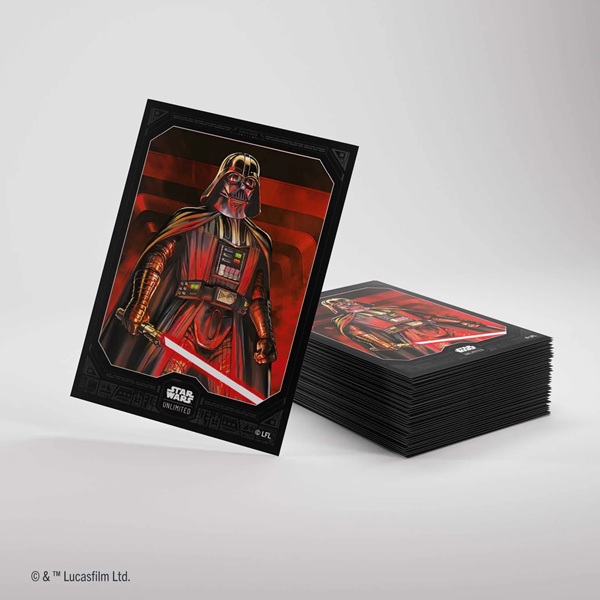 Gamegenic - Star Wars: Unlimited - Premium Art Sleeves Set 7: A Lawless Time - Darth Vader Unstoppable (60+1 Kortlommer)