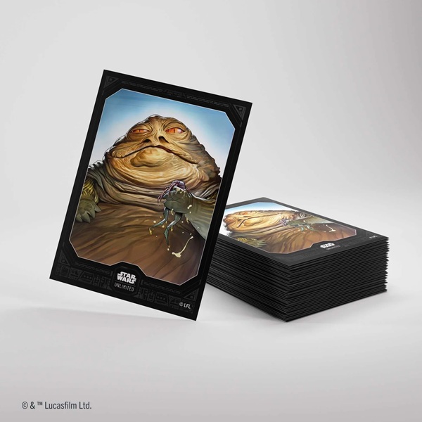 Gamegenic - Star Wars: Unlimited - Premium Art Sleeves Set 7: A Lawless Time - Jabba The Hutt (60+1 Kortlommer)