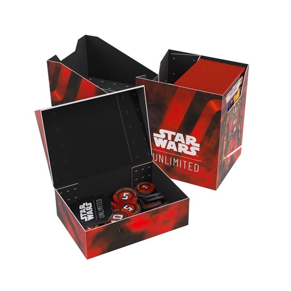 Gamegenic - Deck Box: Star Wars: Unlimited - Set 7: A Lawless Time - Soft Crate - Darth Vader & Director Krennic