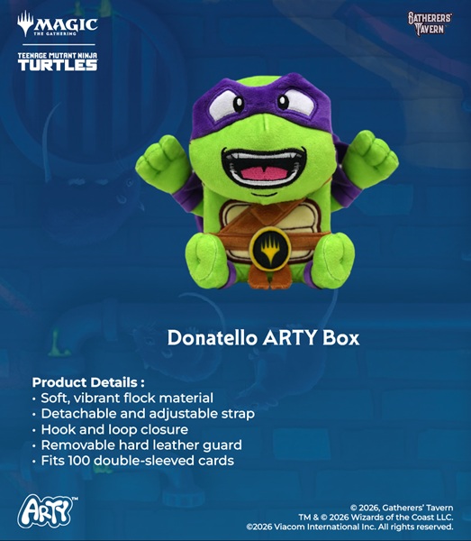 Gatherers' Tavern - Magic: The Gathering: ARTY Deck Box: Teenage Mutant Ninja Turtles - Donatello