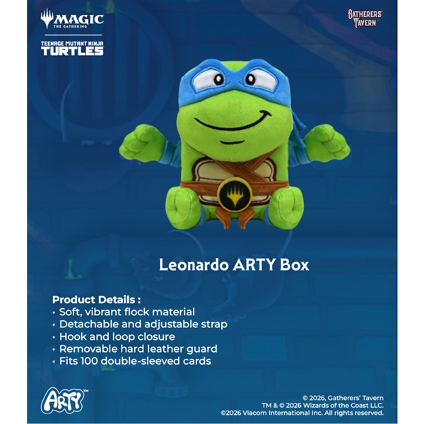 Gatherers' Tavern - Magic: The Gathering: ARTY Deck Box: Teenage Mutant Ninja Turtles - Leonardo