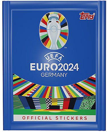Topps Fodbold-Stickers/Klistermærker: Euro 2024 - Booster Pack
