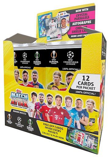 Topps Match Attax - Match Attax 2021/2022 -  Booster Display (Box med 24 Pakker)