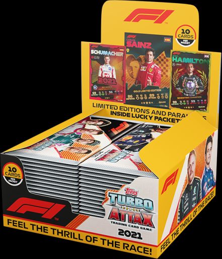Topps Match Attax - F1 Turbo Attax 2021 -  Booster Display (Box med 24 Pakker)