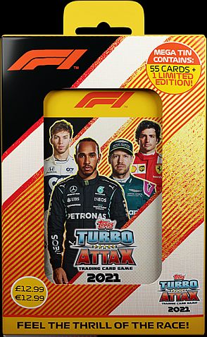 Topps Match Attax - F1 Turbo Attax 2021 -  Mega Collector Tin