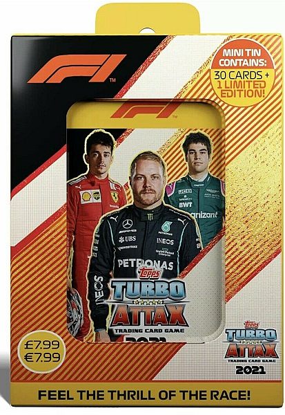 Topps Match Attax - F1 Turbo Attax 2021 -  Mini Collector Tin
