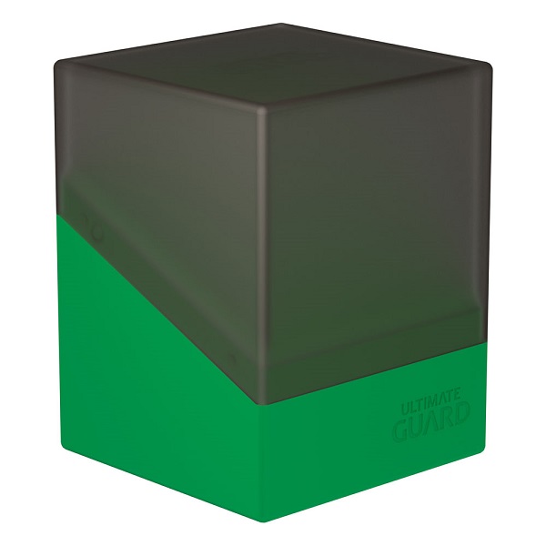 Ultimate Guard Boulder Deck Case (Deck Box) 100+ Standard Size Synergy Black/Green