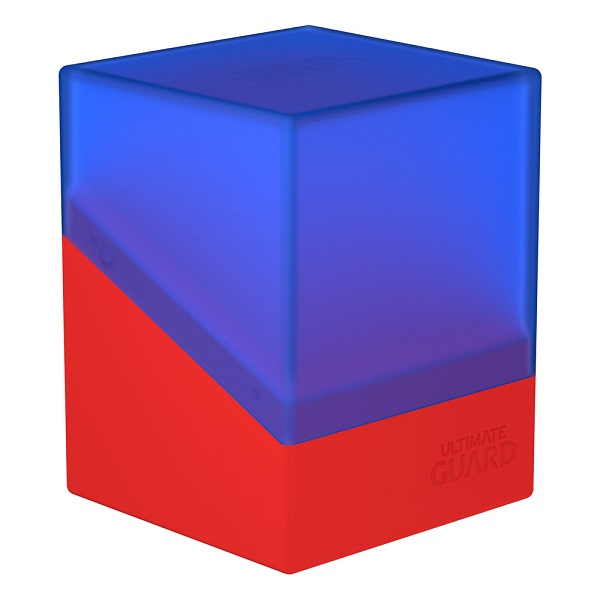 Ultimate Guard Boulder Deck Case (Deck Box) 100+ Standard Size Synergy Blue/Red