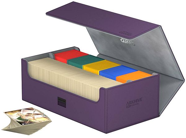 Ultimate Guard Arkhive Flip Case (Multi-Deck Box) 800+ Standard Size XenoSkin Purple (Lilla)