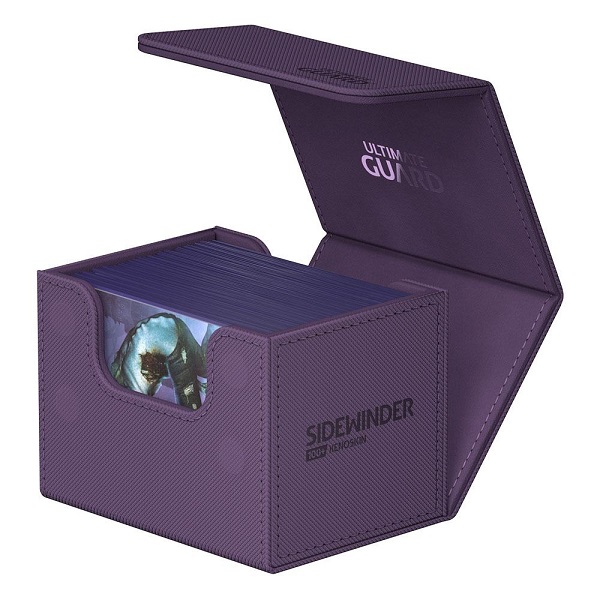 Ultimate Guard SideWinder Deck Case (Deck Box) 100+ Standard Size XenoSkin Monocolor Purple (Lilla)