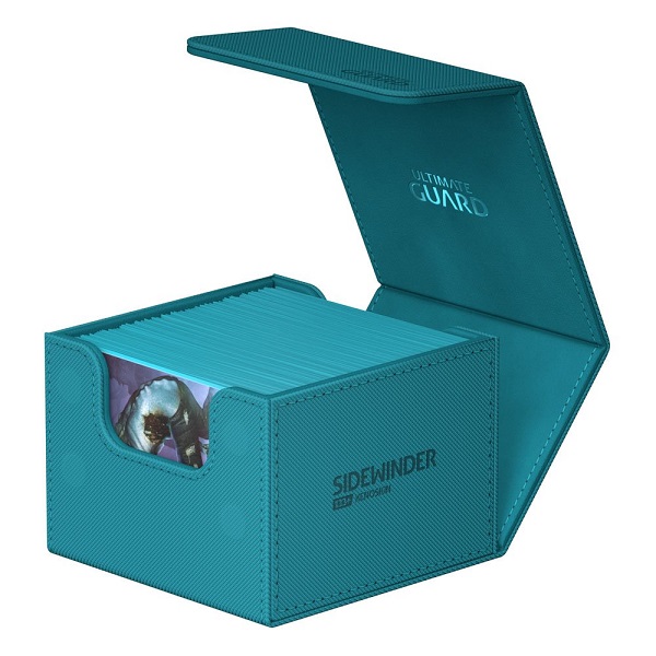 Ultimate Guard SideWinder Deck Case (Deck Box) 133+ Standard Size XenoSkin Monocolor Petrol (Petroleumsblå)