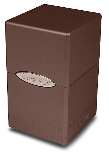 Deck Box - Satin Tower: Metallic Dark Chocolate - Ultra Pro #84602