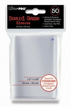 Ultra Pro - European Standard Card Sleeves - 59x92mm - 50 Lommer - #82602
