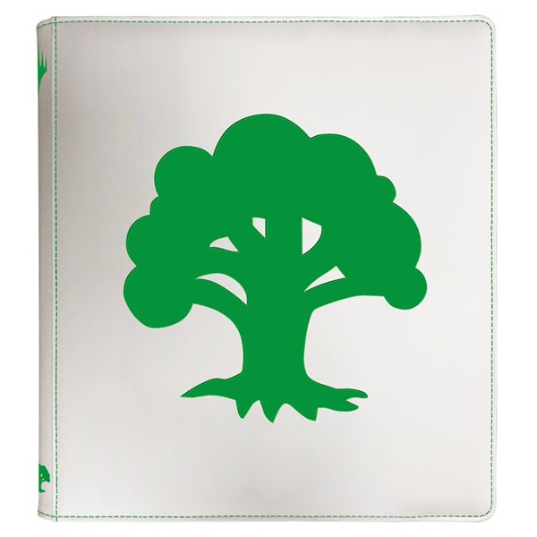 Mappe - Magic - Zippered Premium 12-Pocket Pro-Binder: Mana 8: Forest - 24x20 (Plads til 480 kort) - Ultra Pro #19922
