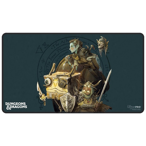Spillemåtte (Playmat) - Dungeons & Dragons (D&D) - Planescape: Adventures in the Multiverse - Black Stitched (Alternate Cover Artwork): V3 - Ultra Pro #38081