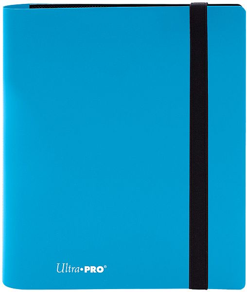 Mappe - Ultra Pro Eclipse 4-Pocket Pro-Binder: Sky Blue (Blå) - 8x20 (Plads til 160 kort) #15378