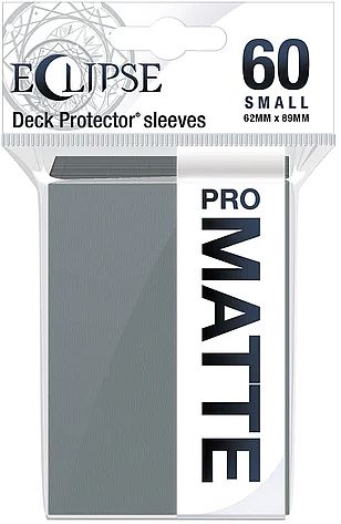 60 lommer - Ultra Pro - Eclipse SMALL (2021): Smoke Grey (Grå) (Top kvalitet) - Pro-Matte/Non-Glare - Professional Sleeves #15647