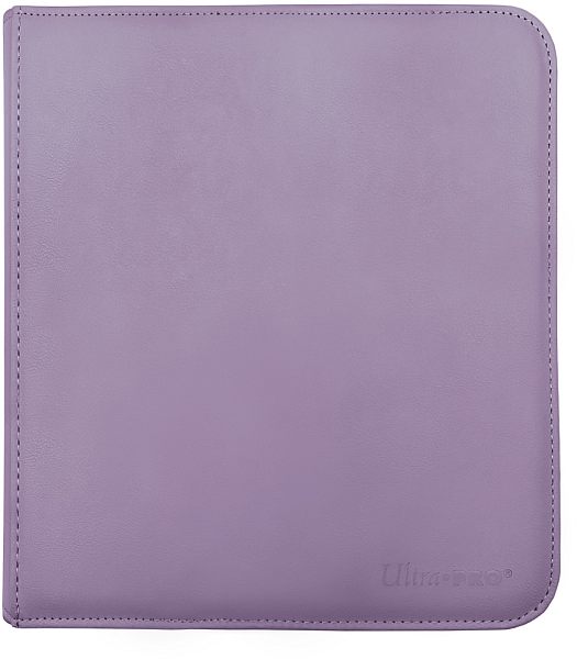 Mappe - Zippered 12-Pocket Pro-Binder Vivid: Purple - 24x20 (Plads til 480 kort) - Ultra Pro #15742