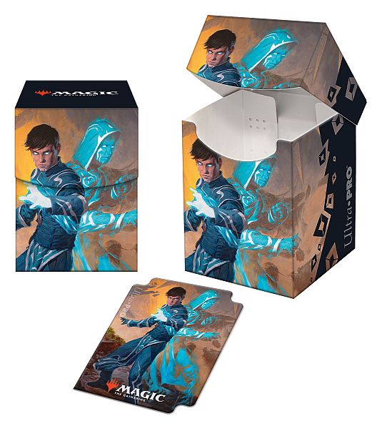 Deck Box 100+ - Magic - Zendikar Rising: V1 - Jace, Mirror Mage - Ultra Pro #18443