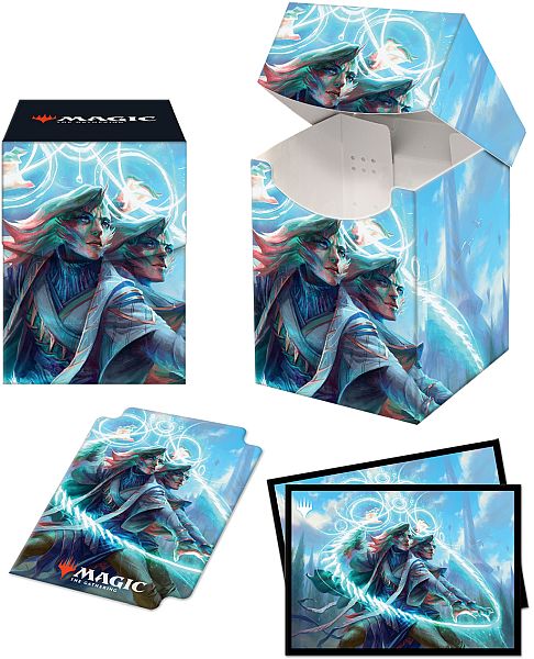 Deck Box PRO 100+ & 100 Kortlommer! - Magic - Strixhaven: School of Mages (Commander): V5 - Adrix and Nev, Twincasters - Ultra Pro