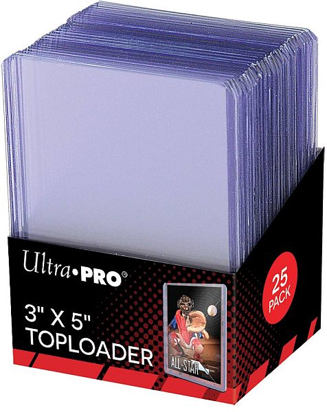 Ultra Pro Toploader JUMBO Box (25 stk.) - 3x5" - Sleeves #81182