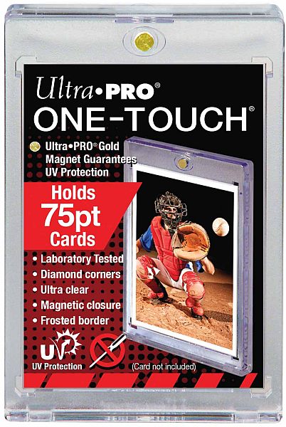 Ultra Pro ONE-TOUCH Magnetic Holder - Standard Size (2,5" x 3,5") 75PT - Sleeves #81910