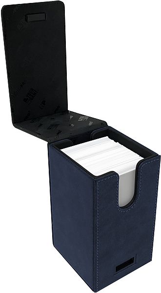 Deck Box - Alcove Tower: Ultra Pro Suede Collection: Sapphire - #85763