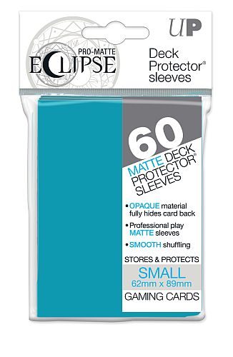 60 lommer - Ultra Pro - Eclipse SMALL: Sky Blue (Blå) (Top kvalitet) - Pro-Matte/Non-Glare - Professional Sleeves #85829