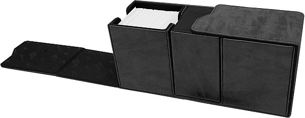 Deck Box  - Alcove Vault: Ultra Pro Suede Collection: Jet - #85895