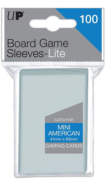 Ultra Pro - Lite American Mini Card Sleeves - 41x63mm - 100 Lommer - #85940