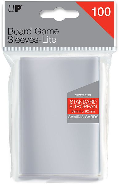 Ultra Pro - Lite European Standard Card Sleeves - 59x92mm - 100 Lommer - #85944