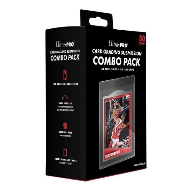 Ultra Pro Semi-Rigid Card Grading Submission Combo Pack (50 stk.) - Plastik Deck Protector til kort i lommer (Grading) - Sleeves #16572
