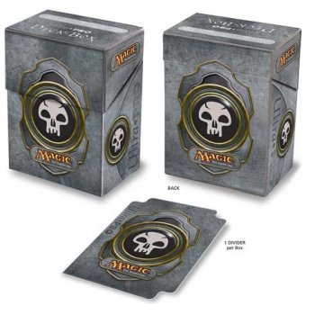 Deck Box - Magic - Mana Logo: 3 Symbols - Black (Sort) #82449-3