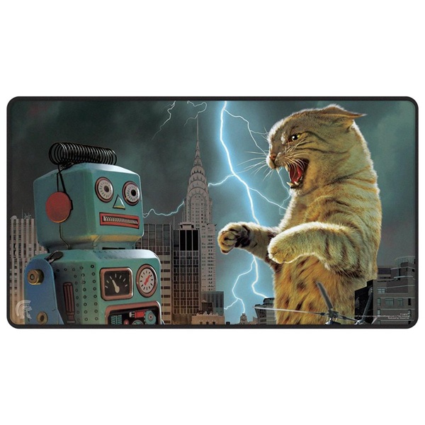 Spillemåtte (Playmat) - Movie Cats: Catzilla - Black Stitched-edge - Legion/Ultra Pro #LE16995