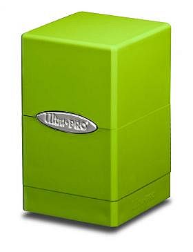 Deck Box - Satin Tower: Lime Green (Lysegrøn) - Ultra Pro #84179
