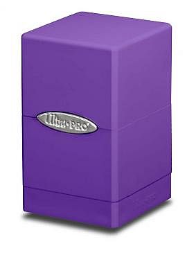 Deck Box - Satin Tower: Purple (Lilla) - Ultra Pro #84181
