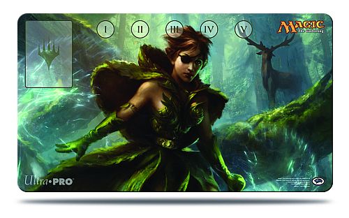 Magic Spillemåtte (Playmat) - Commander 2014 - Freyalise, Llanowar's Fury - Ultra Pro #86229