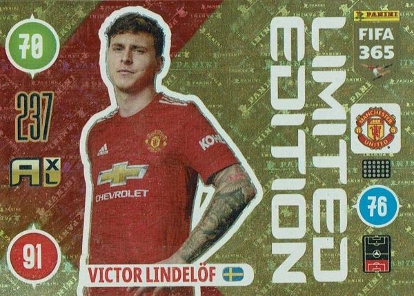 Adrenalyn XL FIFA 365 2021 - 237 Victor Lindelöf (Manchester United)