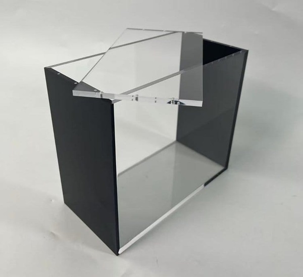 Evoretro - Acrylic Display Case (Akrylkasse) with Colored Sides - Elite Trainer Box - Black