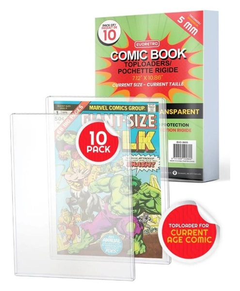 Evoretro - Toploaders Current Comic (10-Pack)