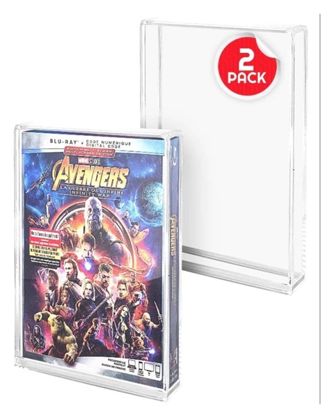 Evoretro - Acrylic Case (Akrylkasse) - 2-Pack (PS3/PS4/Blu-Ray/XBOX One)