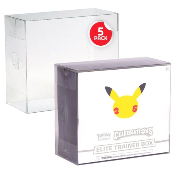 Evoretro - PET Protectors - 5-Pack (Booster Boxes / Elite Trainer Boxes Ver. 2)