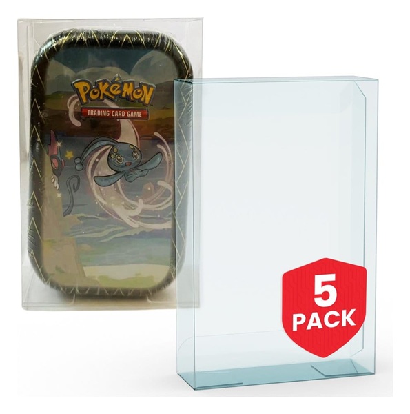 Evoretro - PET Protectors - 5-Pack (Pokémon: Small Tin) - 8x3x13cm