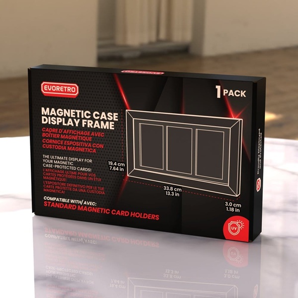 Evoretro - Graded Card Display Frame (3 PSA Graded Cards)