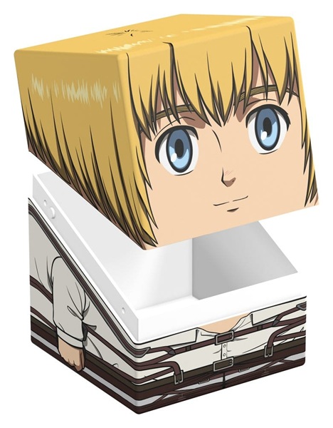 Ultimate Guard Squaroes Boulder Deck Case (Deck Box) 100+ Standard Size: Attack on Titan - Armin Arlert